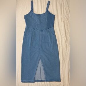 Denim Midi Dress
